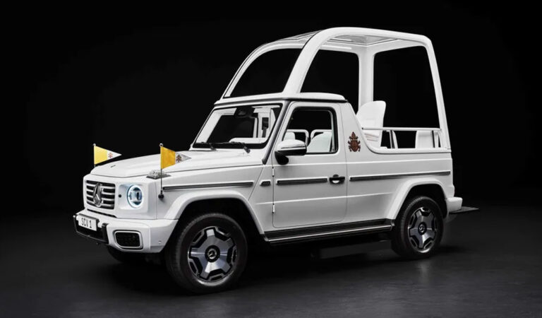 The Holy One: G580 EV, Mobil Dinas Listrik Pertama dan Terakhir Paus Francis